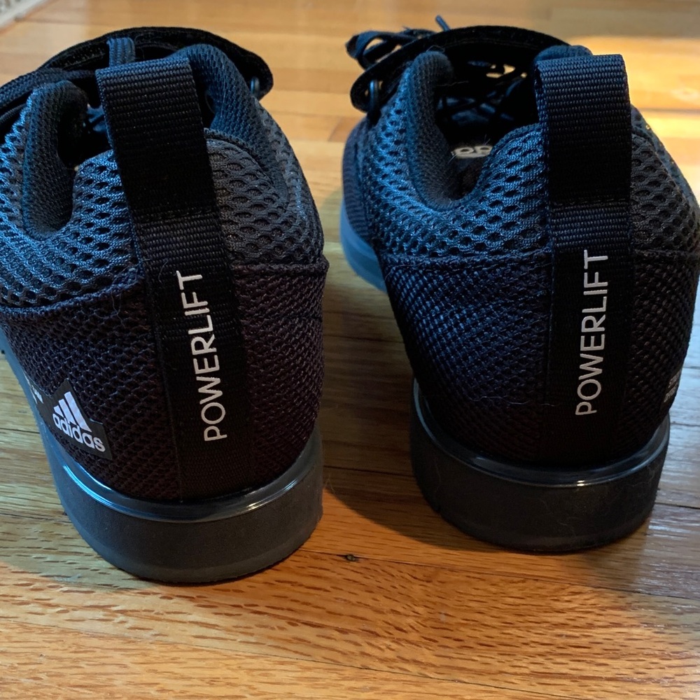 Adidas Unisex Powerlift Black Athletic Shoes